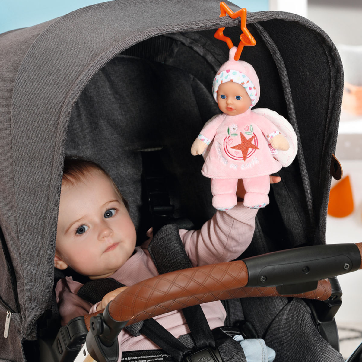 Baby Born Лялька – Рожеве янголятко (18 cm) 